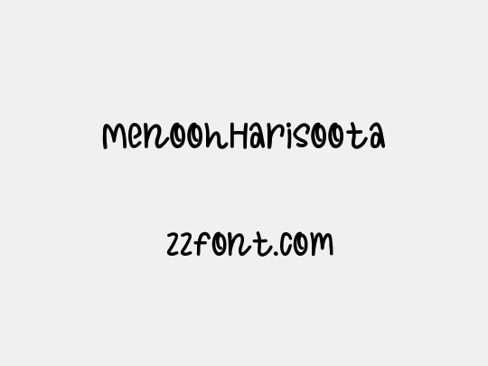 MenoohHarisoota