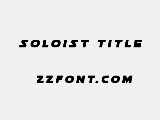 Soloist Title