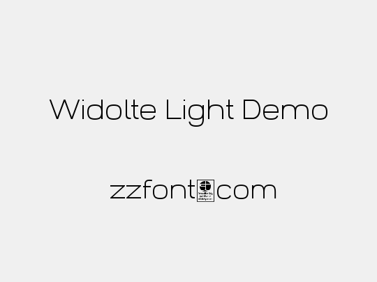 Widolte Light Demo