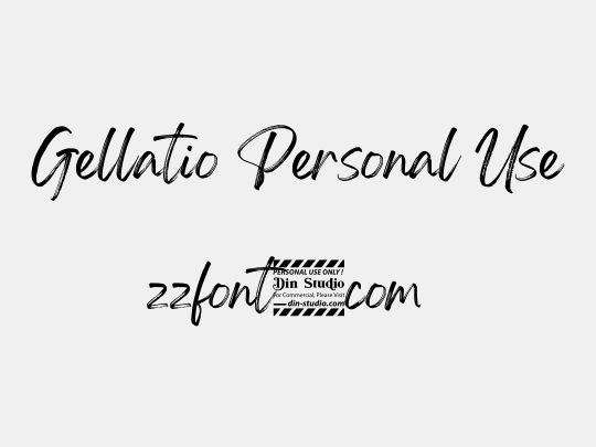 Gellatio Personal Use
