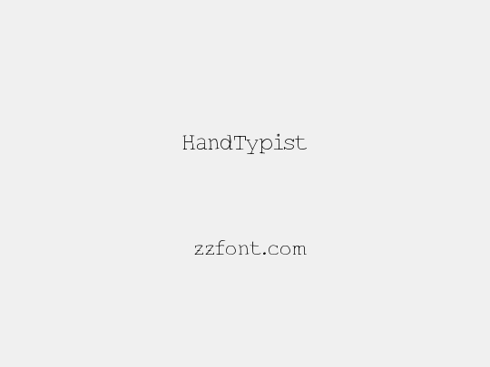 HandTypist