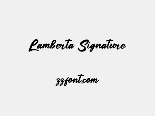 Lamberta Signature