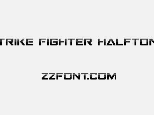 Strike Fighter Halftone