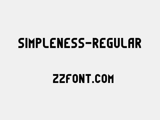 Simpleness-Regular