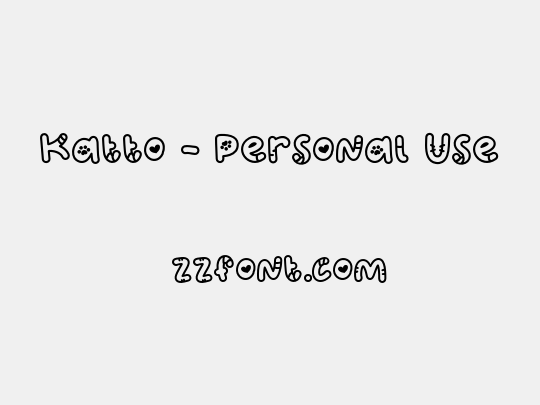 Katto - Personal Use