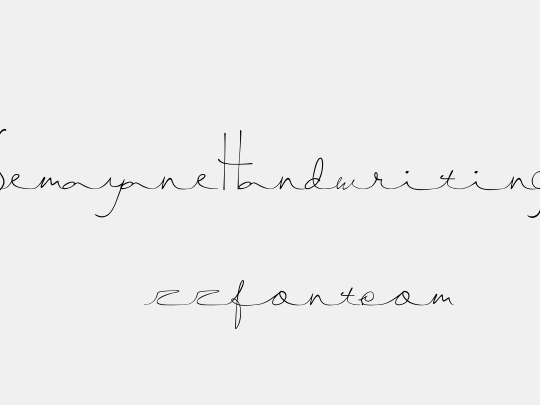SemayaneHandwriting