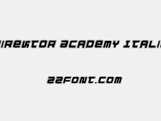 Direktor Academy Italic