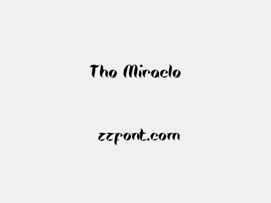 The Miracle