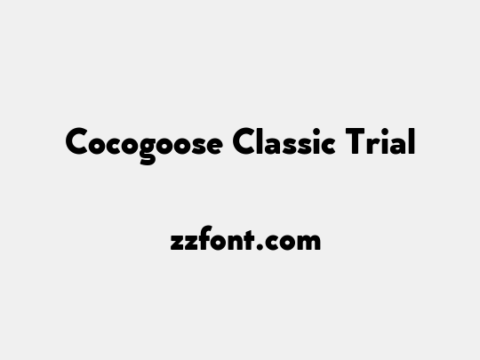 Cocogoose Classic Trial