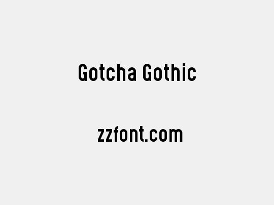 Gotcha Gothic