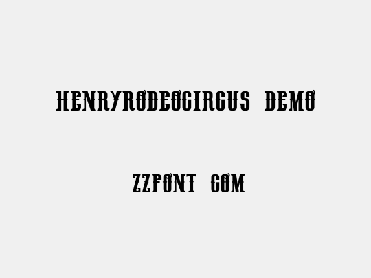 HenryRodeoCircus_demo