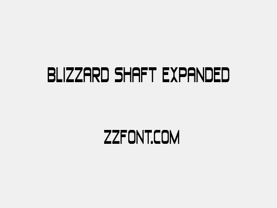 Blizzard Shaft Expanded