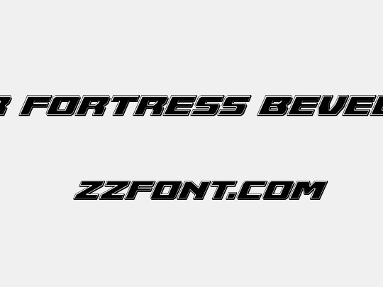 Cruiser Fortress Bevel Italic
