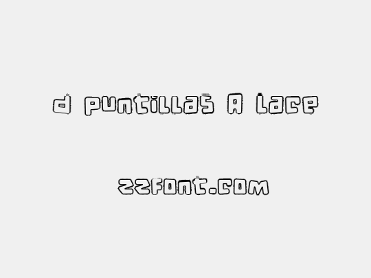 d puntillas A Lace
