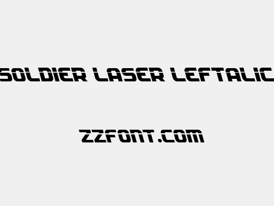 Soldier Laser Leftalic