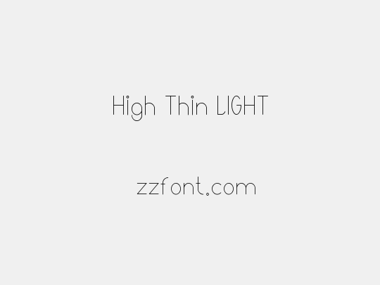 High Thin LIGHT