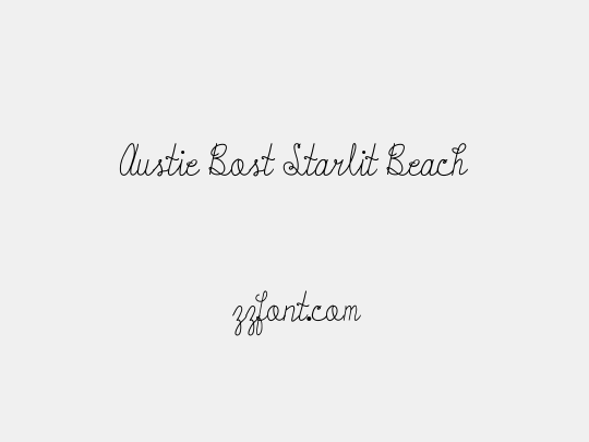 Austie Bost Starlit Beach