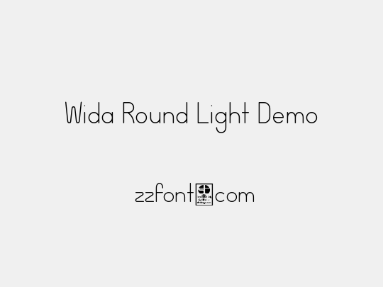 Wida Round Light Demo