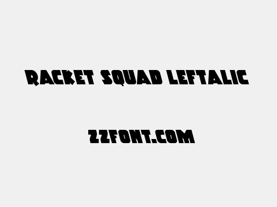 Racket Squad Leftalic