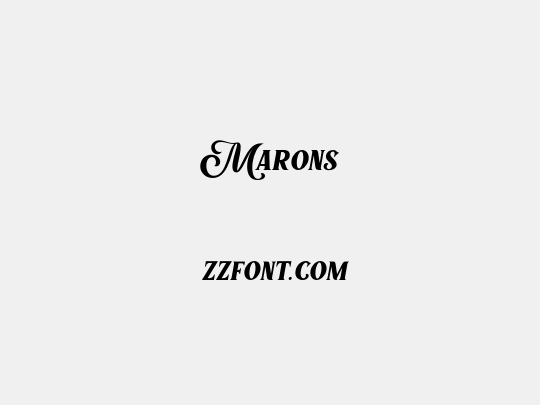 Marons