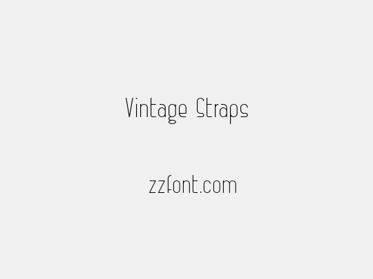 Vintage Straps