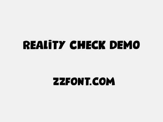 Reality Check DEMO