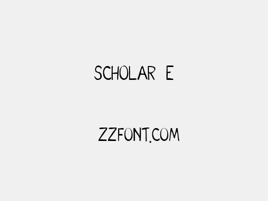 Scholar E