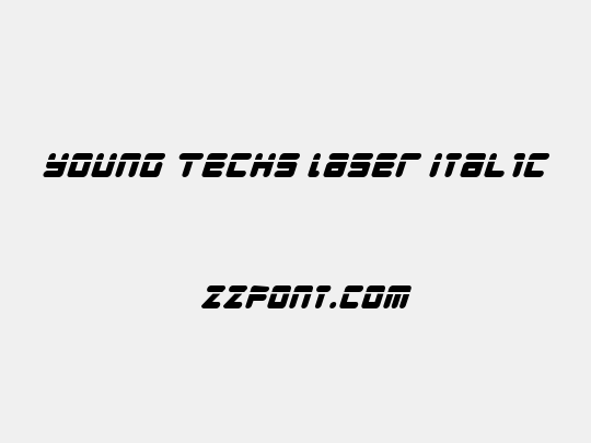 Young Techs Laser Italic