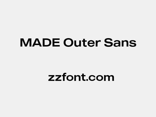 MADE Outer Sans