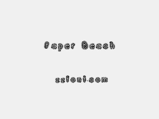 Paper Beach