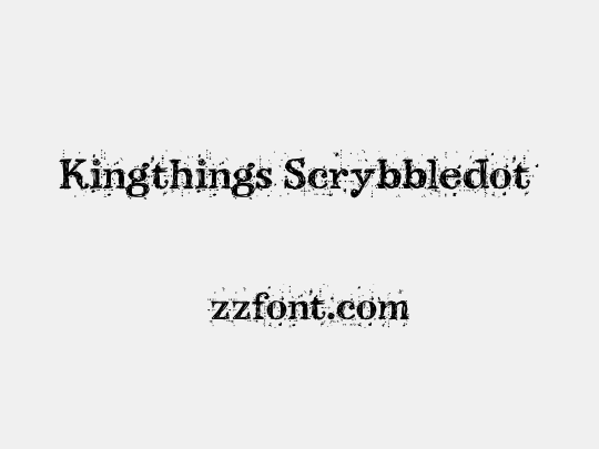 Kingthings Scrybbledot
