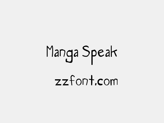 Manga Speak