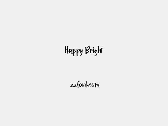 Happy Bright