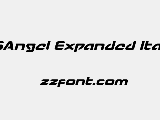 USAngel Expanded Italic