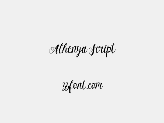 Alhenya Script