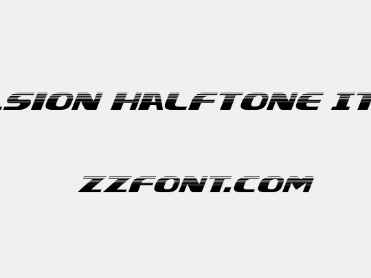 Xcelsion Halftone Italic