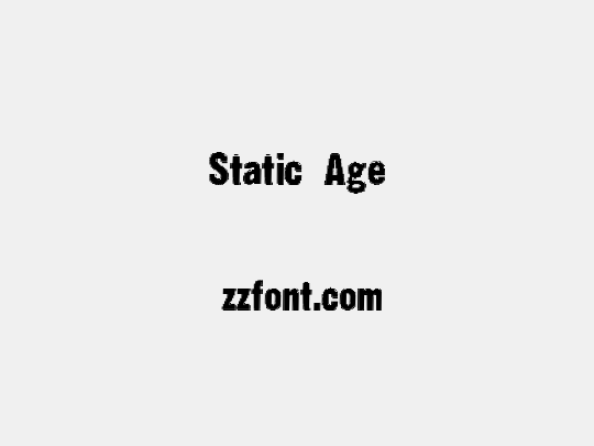 Static Age