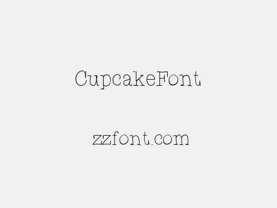 CupcakeFont