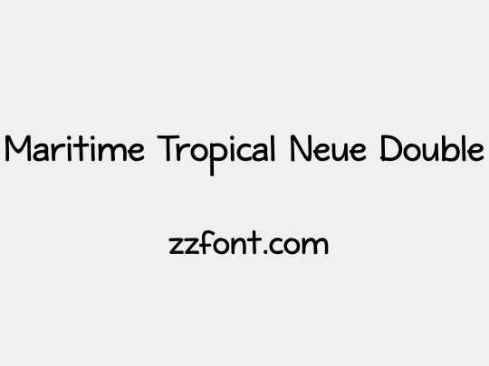 Maritime Tropical Neue Double