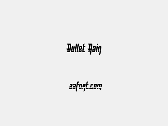 Bullet Rain
