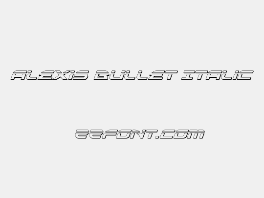Alexis Bullet Italic