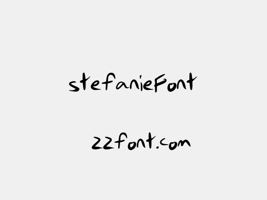 stefanieFont