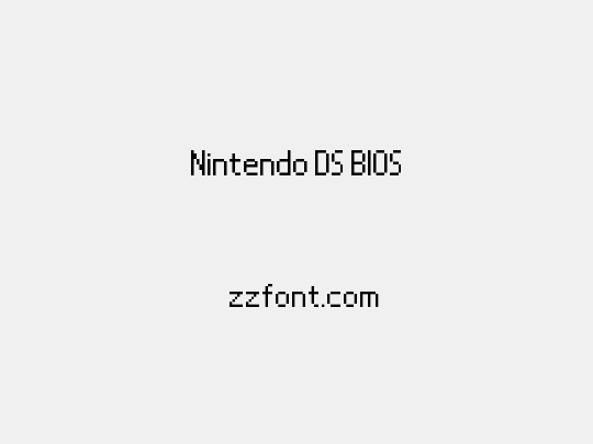 Nintendo DS BIOS