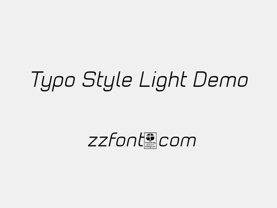 Typo Style Light Demo