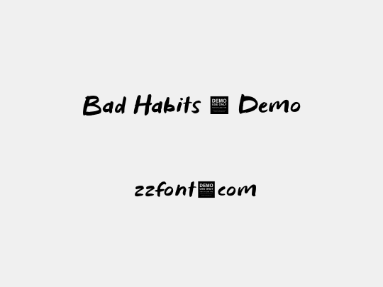 Bad Habits - Demo