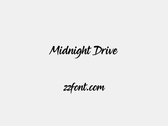 Midnight Drive