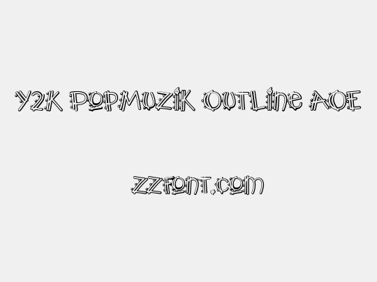 Y2K PopMuzik Outline AOE