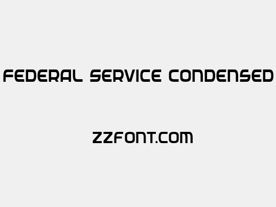 Federal Service Condensed