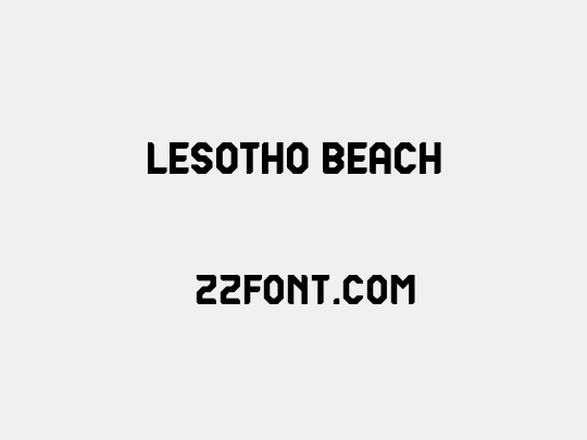Lesotho Beach