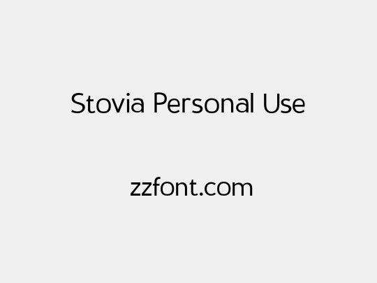 Stovia Personal Use